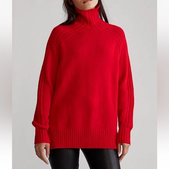 Polo Ralph Lauren x Friends Ribbed Turtleneck Sweater Wool Cashmere - Picture 1 of 7